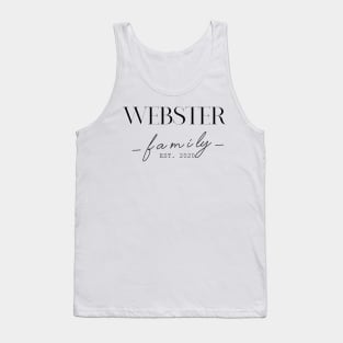 Webster Family EST. 2020, Surname, Webster Tank Top